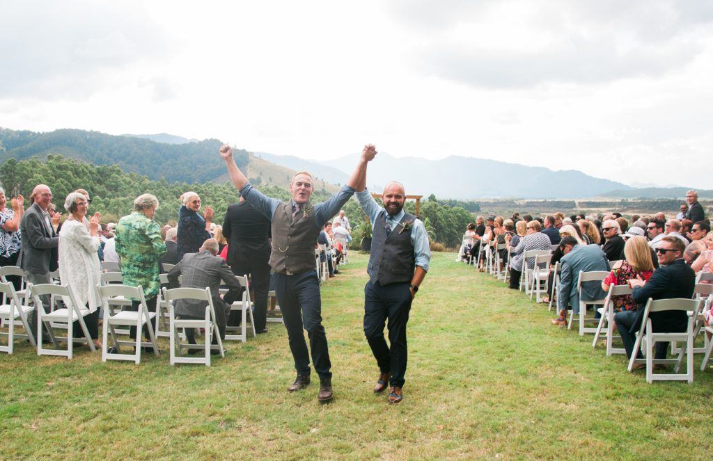 blake house lawn ceremony