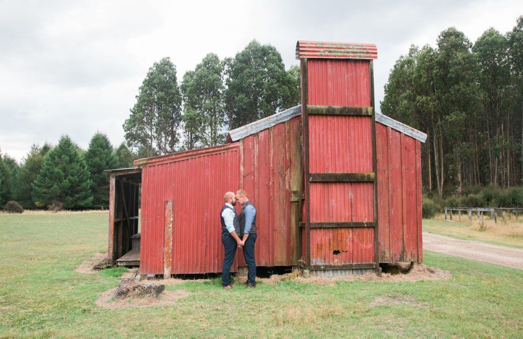 red hut