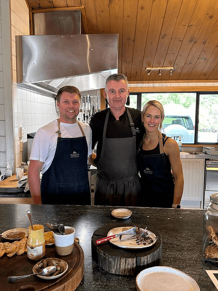 Head Chef, Adrian Walker and his team