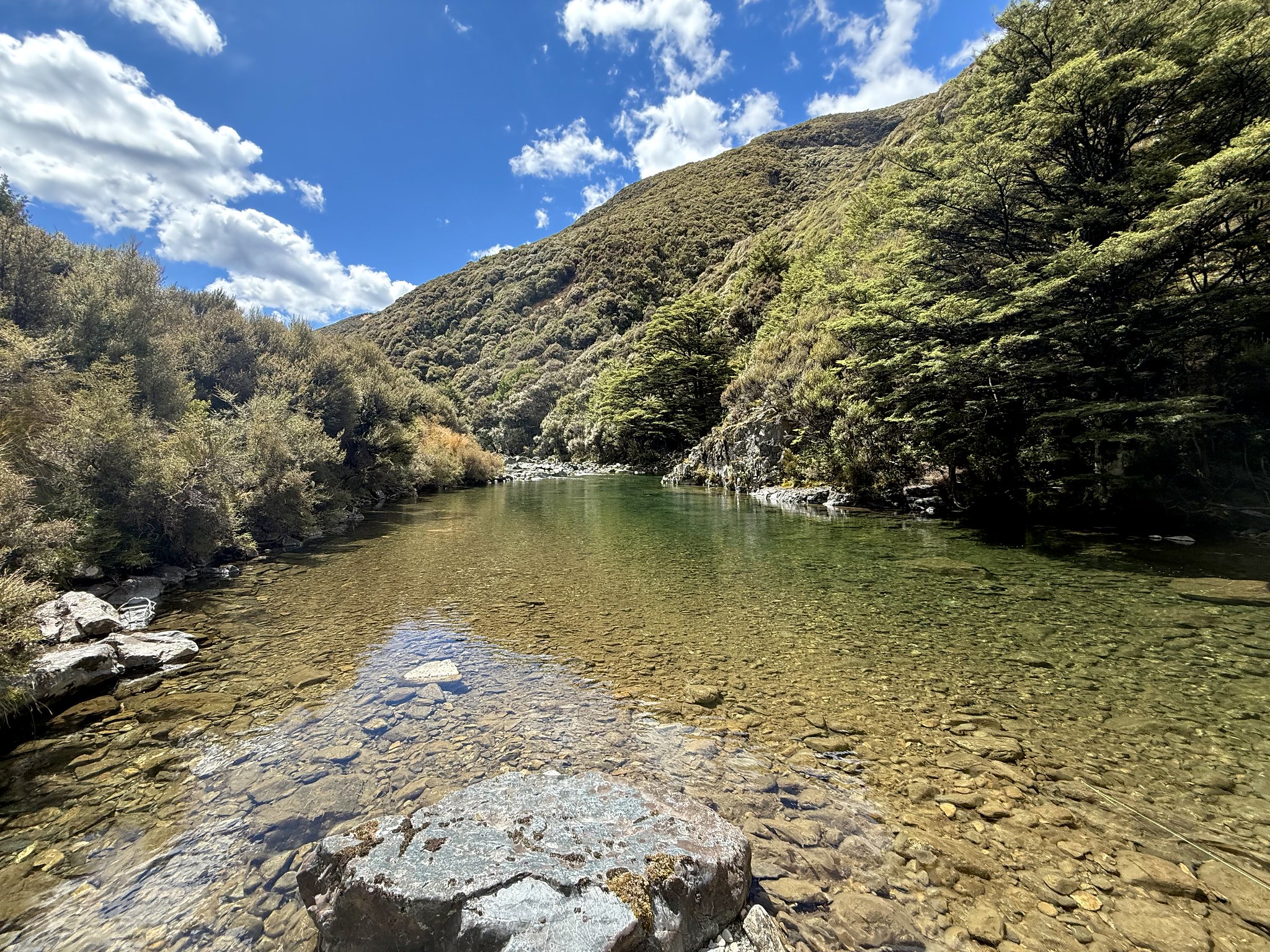 beautiful and calm poronui river